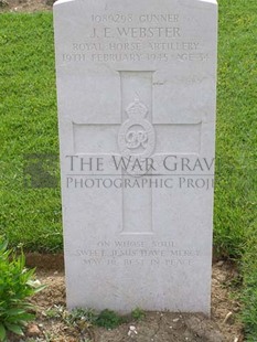 ANCONA WAR CEMETERY - WEBSTER, JACK EDWARD