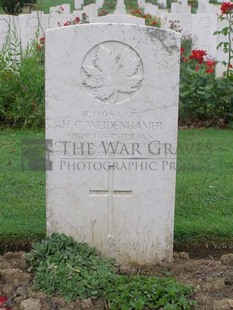 ANCONA WAR CEMETERY - WEIDENHAMER, HUBERT CLAYTON