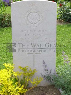 ANCONA WAR CEMETERY - WEST, JOHN CHARLES