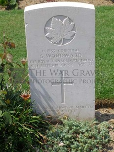 ANCONA WAR CEMETERY - WOODWARD, SYDNEY