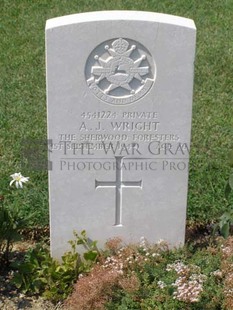 ANCONA WAR CEMETERY - WRIGHT, ARTHUR JOSEPH