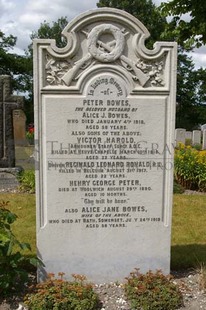 FORT PITT MILITARY CEMETERY - BOWES, REGINALD LEONARD RONALD