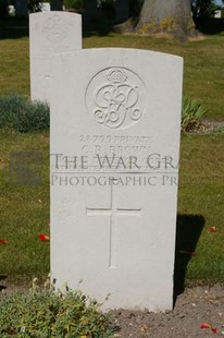 FORT PITT MILITARY CEMETERY - BROWN, CHARLES RICHARD