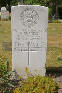 FORT PITT MILITARY CEMETERY - BURGESS, C