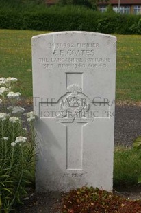 FORT PITT MILITARY CEMETERY - COATES, ERNEST EDWARD