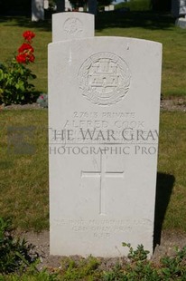 FORT PITT MILITARY CEMETERY - COOK, ALFRED