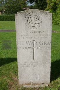 FORT PITT MILITARY CEMETERY - COUCHMAN, ANNE