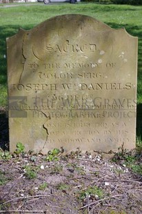 FORT PITT MILITARY CEMETERY - DANIELS, JOSEPH WILLIAM