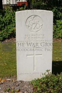 FORT PITT MILITARY CEMETERY - DENTON, FREDERICK GEORGE