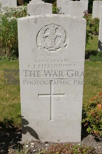 FORT PITT MILITARY CEMETERY - FITZSIMMONS, ALFRED JOHN