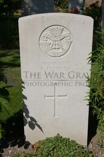 FORT PITT MILITARY CEMETERY - FLOWER, FRANK