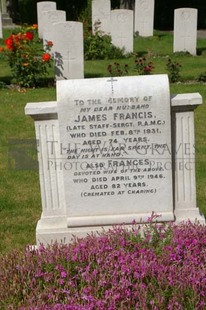 FORT PITT MILITARY CEMETERY - FRANCIS, JAMES