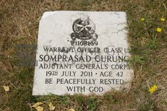 FORT PITT MILITARY CEMETERY - GURUNG, SOMPRASAD