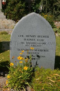 FORT PITT MILITARY CEMETERY - HAINES, HENRY AYLMER