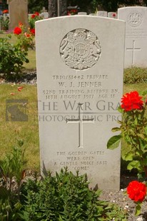 FORT PITT MILITARY CEMETERY - JENNER, WILLIAM JOHN