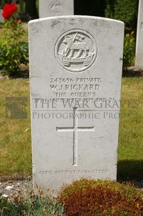 FORT PITT MILITARY CEMETERY - RICKARD, WILLIAM JOHN