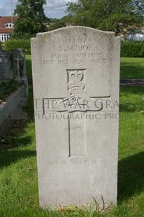 FORT PITT MILITARY CEMETERY - SENIOR, A