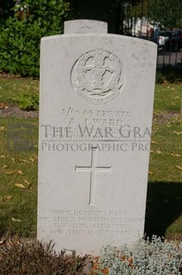 FORT PITT MILITARY CEMETERY - WARD, ALFRED JOHN