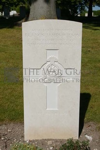 FORT PITT MILITARY CEMETERY - WILSON, FRANCIS JAMES