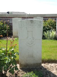 Couin New British Cemetery - Saunderson, Thomas Ernest