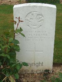 Couin New British Cemetery - Spendlove, A