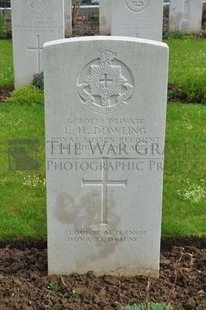 GLAGEON COMMUNAL CEMETERY - DOWLING, LEO HERBERT