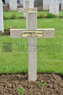 GLAGEON COMMUNAL CEMETERY - DOYENNETTE, FERNAND