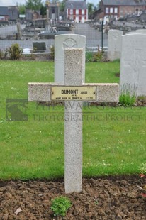 GLAGEON COMMUNAL CEMETERY - DUMONT, JULES AUGUSTE