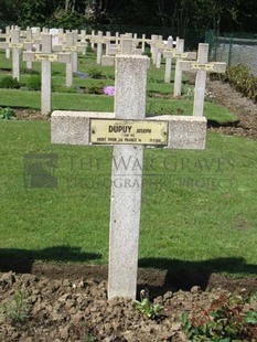 GLAGEON COMMUNAL CEMETERY - DUPUY, JOSEPH