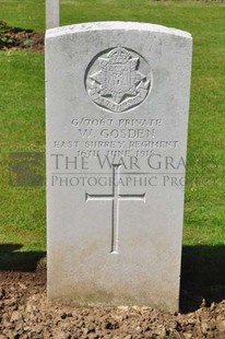 GLAGEON COMMUNAL CEMETERY - GOSDEN, W