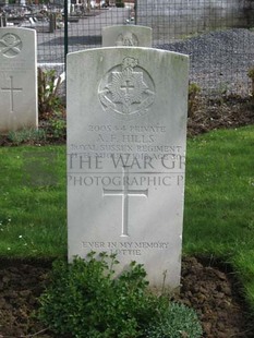 GLAGEON COMMUNAL CEMETERY - HILLS, A F