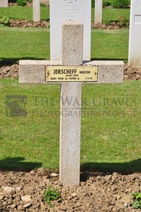 GLAGEON COMMUNAL CEMETERY - JERSCHEFF, NIKIFOR