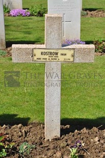 GLAGEON COMMUNAL CEMETERY - KOSTROW, IWAN