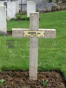 GLAGEON COMMUNAL CEMETERY - LACROIX, EMILE JOSEPH