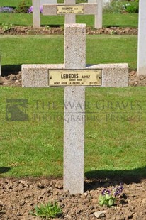 GLAGEON COMMUNAL CEMETERY - LEBEDIS, ADOEF