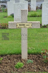 GLAGEON COMMUNAL CEMETERY - MAGINET, CHARLES