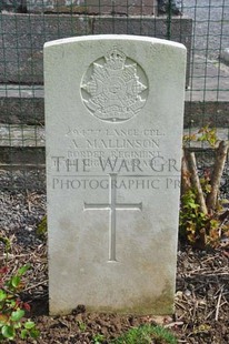 GLAGEON COMMUNAL CEMETERY - MALLINSON, ALBERT