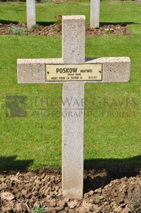 GLAGEON COMMUNAL CEMETERY - POSKOW, MATWEI