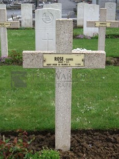 GLAGEON COMMUNAL CEMETERY - ROSE, CLOVIS