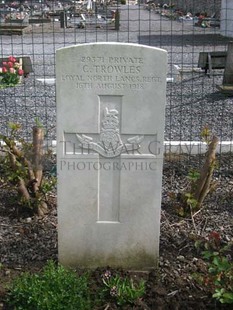 GLAGEON COMMUNAL CEMETERY - TROWLES, C