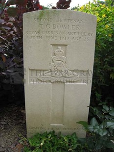 BERKS CEMETERY EXTENSION - BOWLER, THOMAS GEORGE