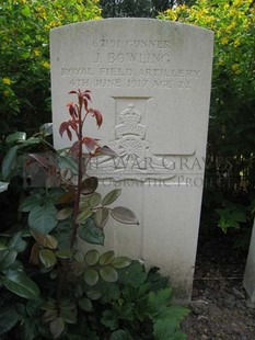 BERKS CEMETERY EXTENSION - BOWLING, J