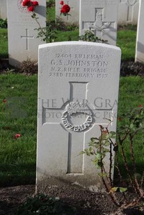 BERKS CEMETERY EXTENSION - JOHNSTON, GEORGE SEFTON