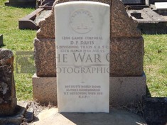 ROOKWOOD NECROPOLIS, SYDNEY - DAVIS, DAVID FRANCIS