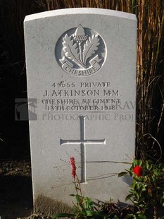 DADIZEELE NEW BRITISH CEMETERY - ATKINSON, J