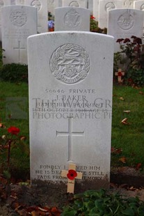 DADIZEELE NEW BRITISH CEMETERY - BAKER, J