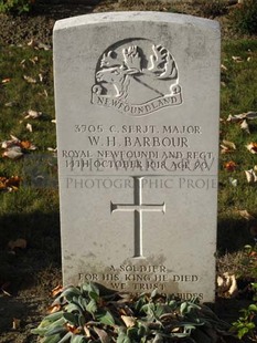 DADIZEELE NEW BRITISH CEMETERY - BARBOUR, WILFRED HEDLEY