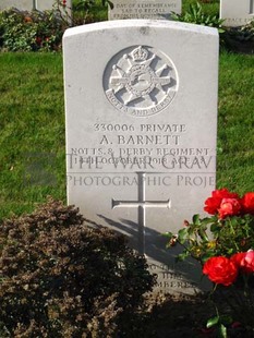 DADIZEELE NEW BRITISH CEMETERY - BARNETT, A