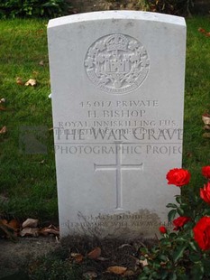 DADIZEELE NEW BRITISH CEMETERY - BISHOP, HENRY