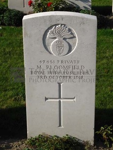 DADIZEELE NEW BRITISH CEMETERY - BLOOMFIELD, M